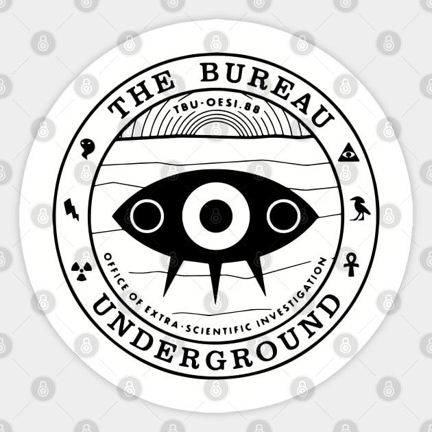 The Bureau Underground Seal Sticker by JCD666